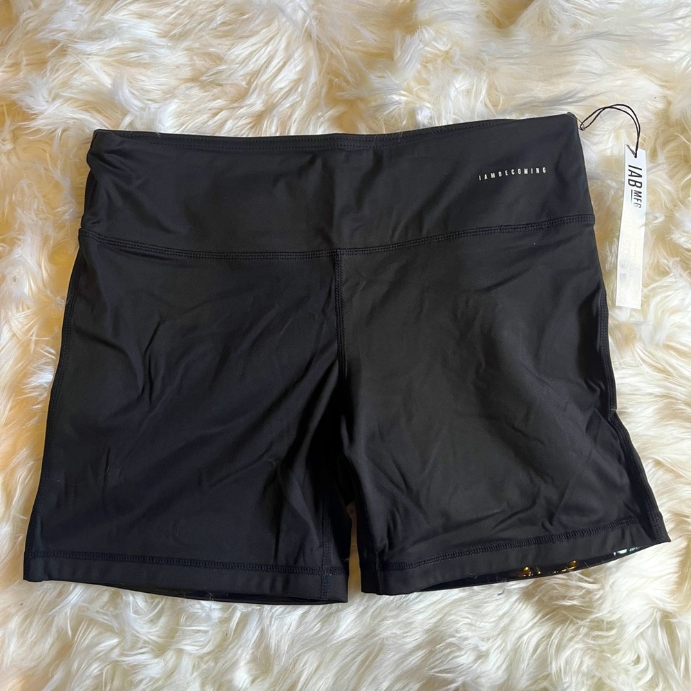 Athletic spandex shorts